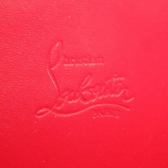 Authentic Christian Louboutin PANETTONE PARIS LOVE Zip Around purse PVC [Used] - Picture 16 of 16